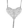 Collier Grand Cœur Filigrane