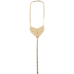 Collier Grand Filigrane Cœur Doré
