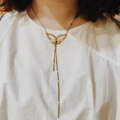 Collier Hirondelle Doré