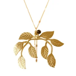 Collier Laurier Doré