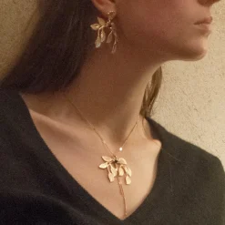 Collier Laurier Doré