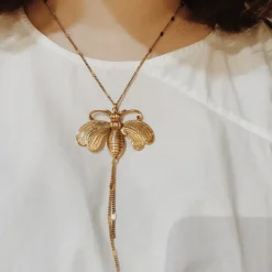 Collier l'Envol du Papillon Doré