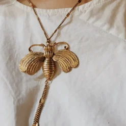 Collier l'Envol du Papillon Doré