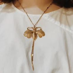 Collier l'Envol du Papillon Doré