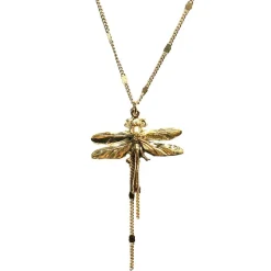 COLLIER LITTLE LIBELLULE DORE