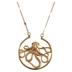 Collier Octopus Doré