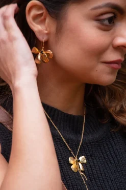 Collier Pansy Doré