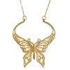 Collier Papillon Charme Doré