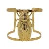 Manchette Cicada dorée