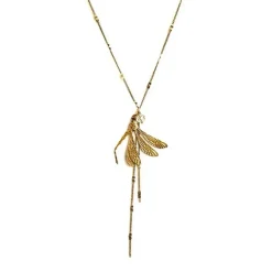 Sautoir Libellule Chloé Doré