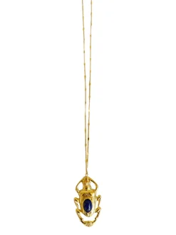 Sautoir Oscar Doré Lapis Lazuli